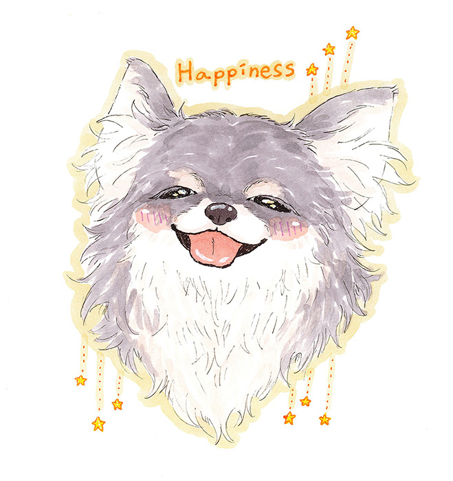 犬にっこり